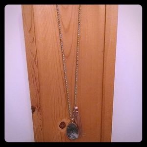 NWT Semi-Precious Natural Stone Necklace